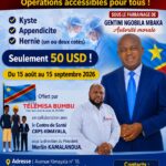 PROGRÈS PARTAGÉ : Quand la vision de Gentiny Ngobila se traduit en actions concrètes pour sauver des vies